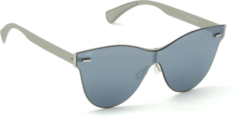 IMAGE Cat-eye Sunglasses(Silver, Black)
