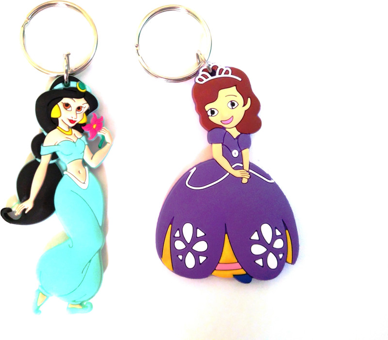 zhosy jasmine cindrela Locking Key Chain(Multicolor)