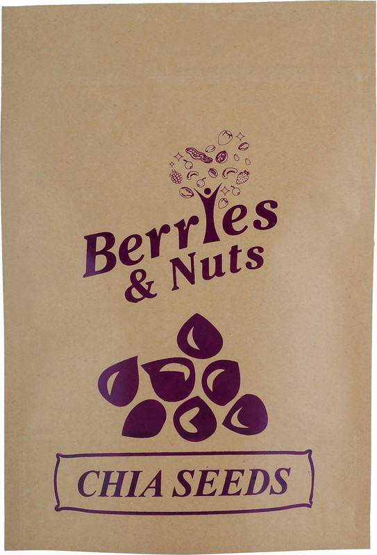 Berries And Nuts Chia Seeds(1 kg, Pack of 4)
