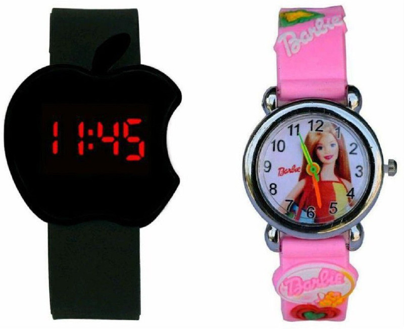 minus barbie apple shape combo M1 Digital Watch  - For Boys