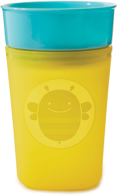 Skip Hop Zoo Turn-and-Learn Training Cup, Brooklyn Bee - Plastic(Multicolor)