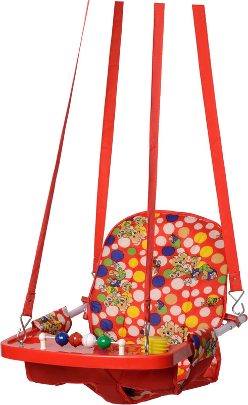 Jubilant Lifestyle Baby Swing with Front Tray Swings(Red)