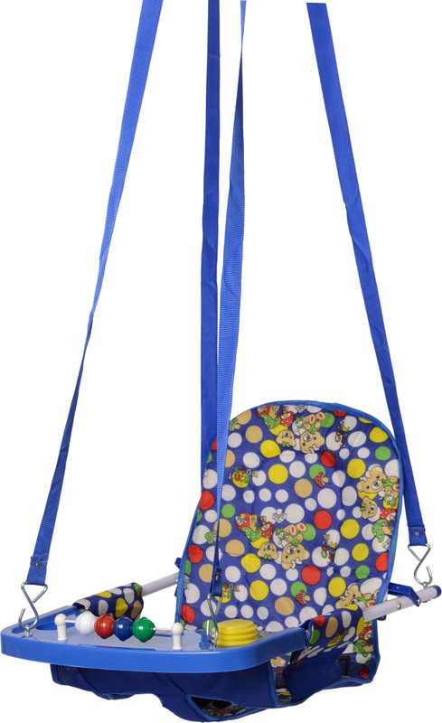 Jubilant Lifestyle Baby Swing with Front Tray Swings(Blue)
