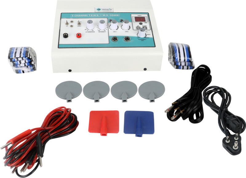 UB PHYSIO SOLUTIONS White Electro Therapy Combination Therapy (Tens+Ms) With Timer Electrotherapy Device(UB222)