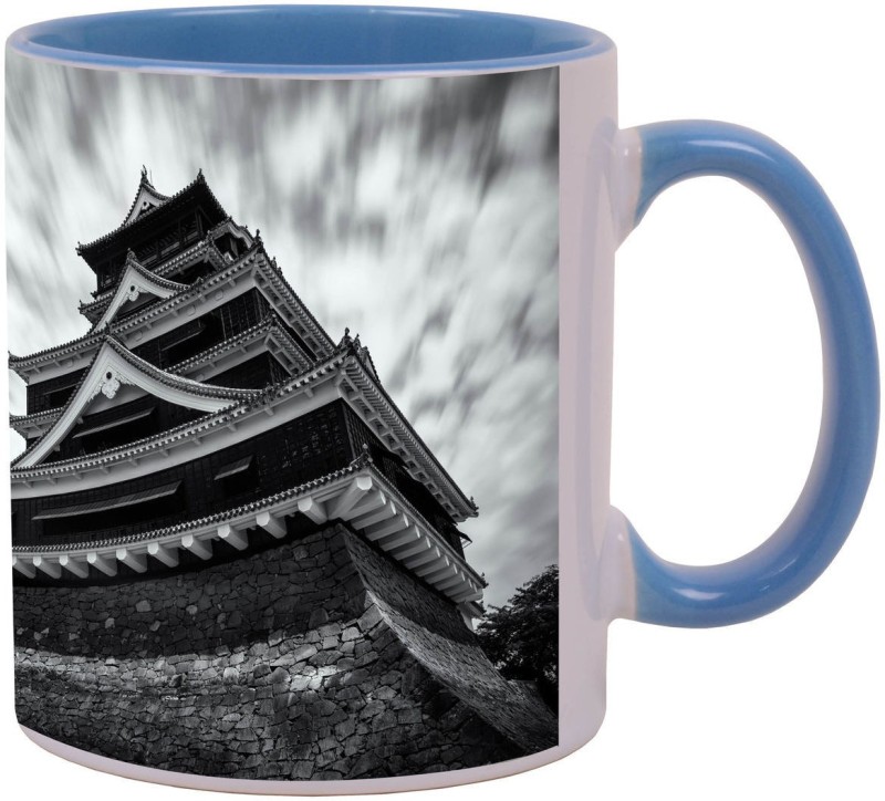 Arkist kumamoto castle black and white x1 Ceramic Mug(340 ml)