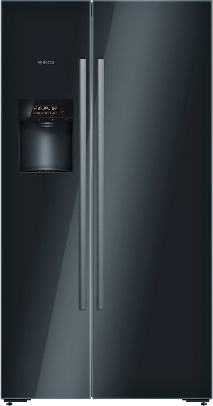 Bosch 636 L Frost Free Side by Side Refrigerator(Glass Black, KAD92SB30)