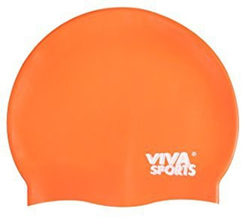 Viva Sports SURPLUS-CAP-ORNG Swimming Cap(Orange, Pack of 1) Viva Sports SURPLUS-CAP-ORNG Swimming Cap(Orange, Pack of 1)