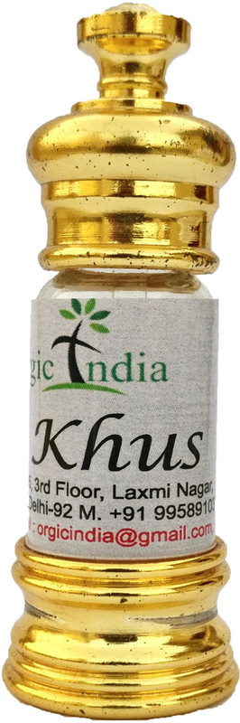Orgic India Khus Herbal Attar(Floral)
