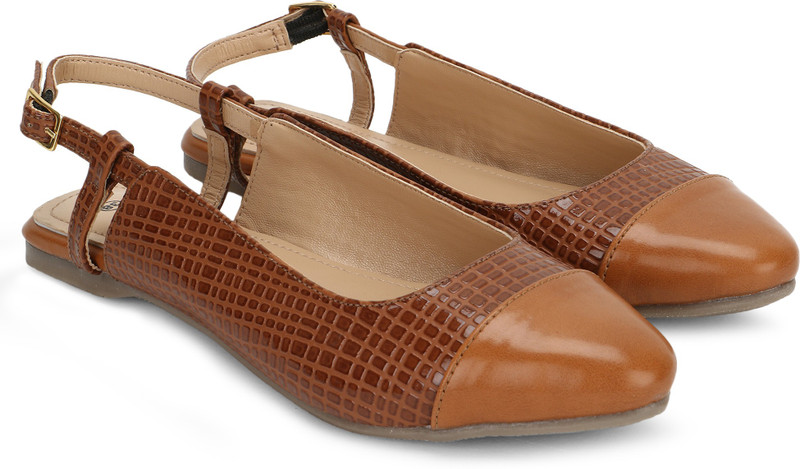 Chemistry Back Ankle Strap Bellies For Women(Brown)