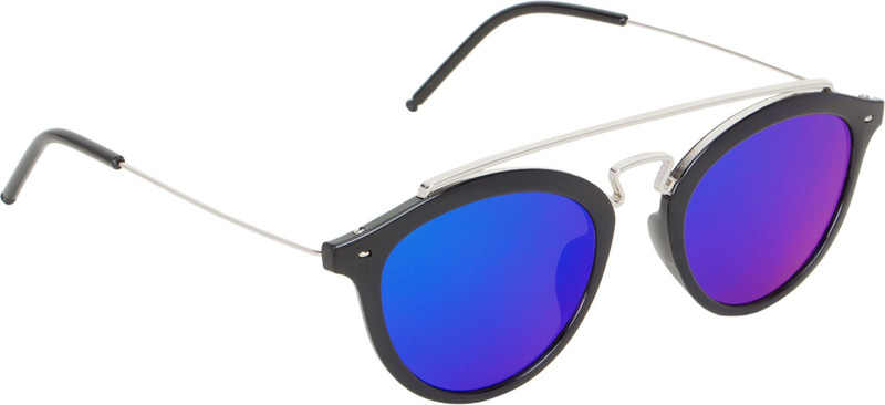Alee Oval Sunglasses(Blue)