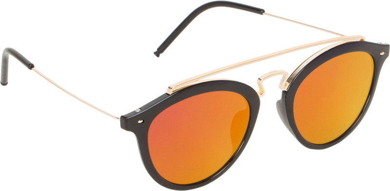 Adine Round Sunglasses(Orange)