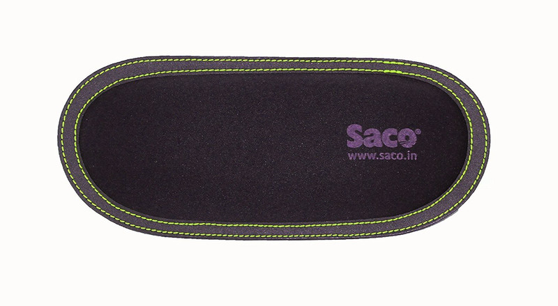Saco Palm Support Comfort Soft Wrist Rest(Black)