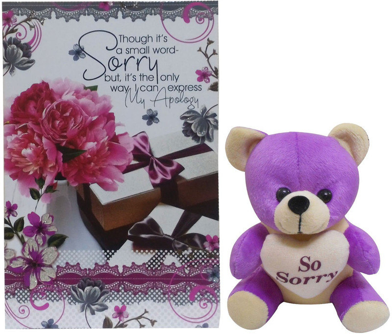 Natali™Sorry Gift Combo - Sorry Card & Soft Teddy(Sorry Gift) Natali™Sorry Gift Combo - Sorry Card & Soft Teddy(Sorry Gift)