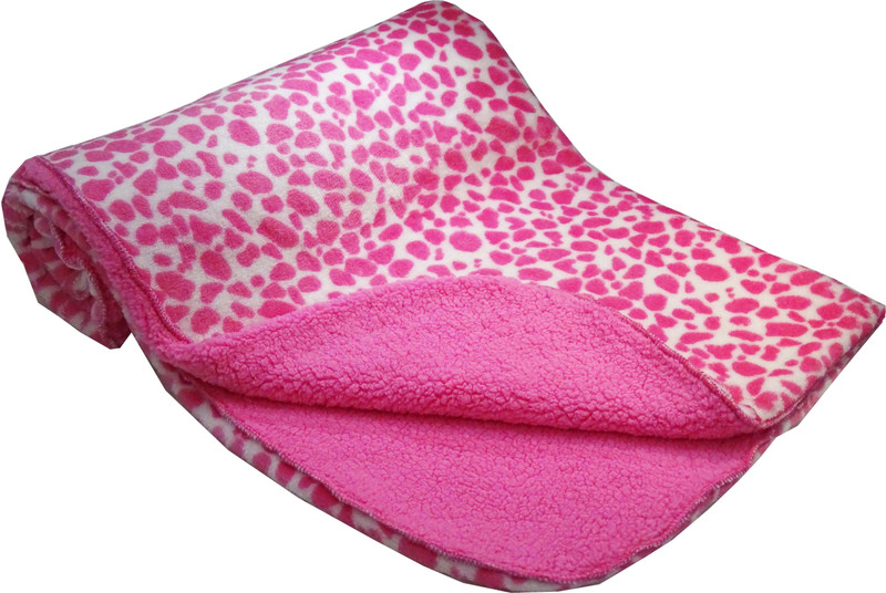 Love Bird Baby Blanket(Love Bird Unisex Double Layered Flannel Baby Blanket For Newborn Infant Kids[Pink])