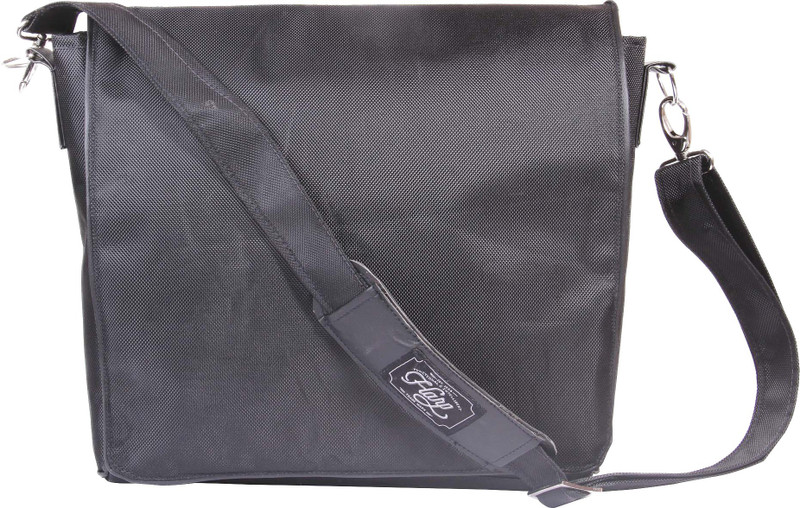 shopharp Men & Women Black Messenger Bag
