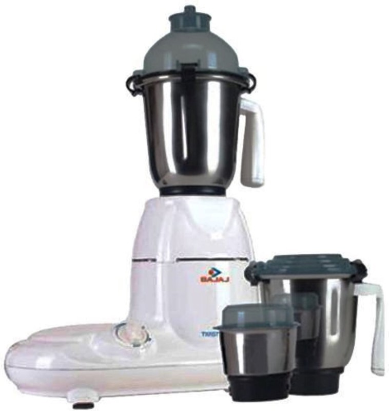 Bajaj TWISTER 410135 750 W Mixer Grinder(White, Black, 4 Jars)