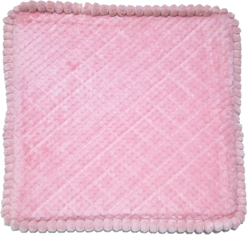 koncepts Microfibre self design Chair Cushion(Pink)
