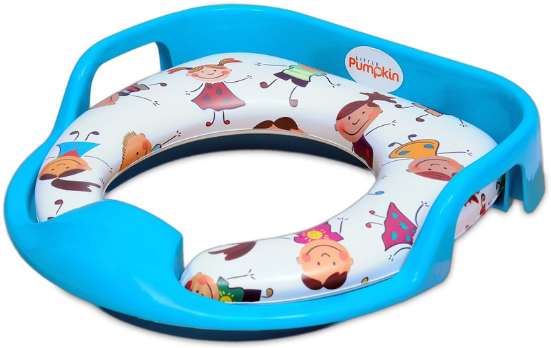 Little Pumpkin Bingo Potty Seat(White, Blue)