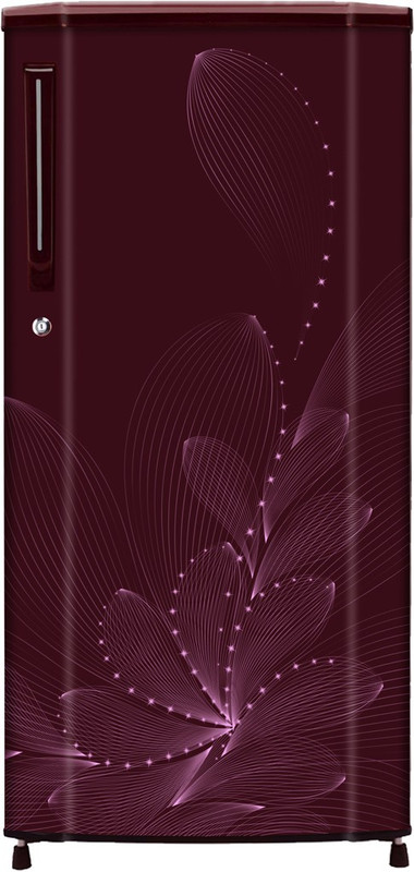 Haier 190 L Direct Cool Single Door 3 Star Refrigerator(Red ornate, HRD-1903BRO-R/E)