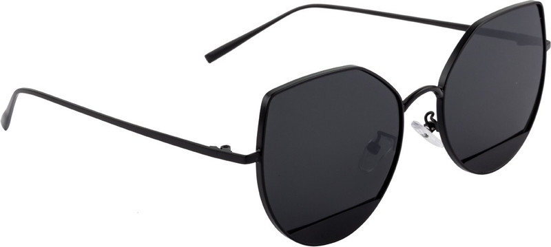 Farenheit Cat-eye Sunglasses(Black)