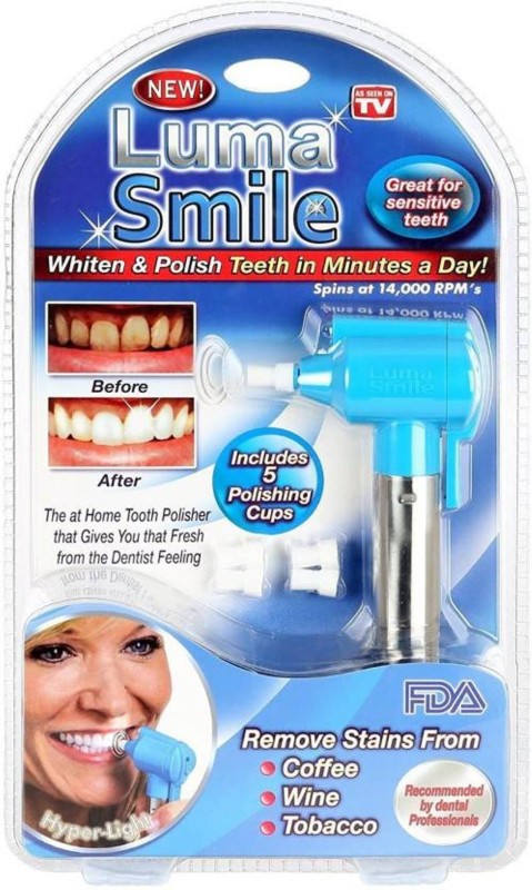 Benison India Luma Smile Rubber Cups Stain Remover with LED Light Teeth Whitening Pen(1 ml)