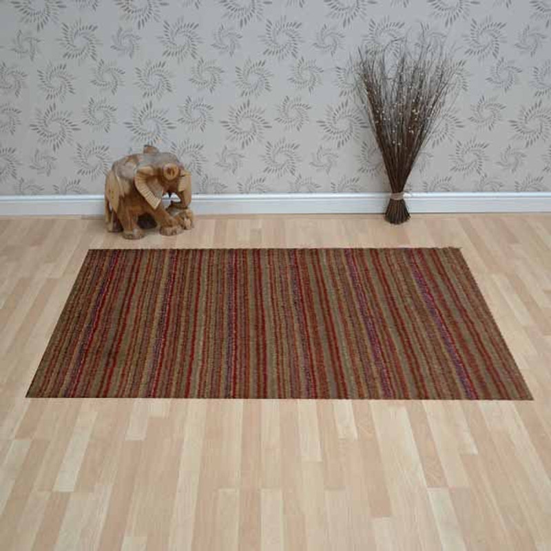 jp2 indus Red, Multicolor Wool Carpet(70 cm  X 120 cm)