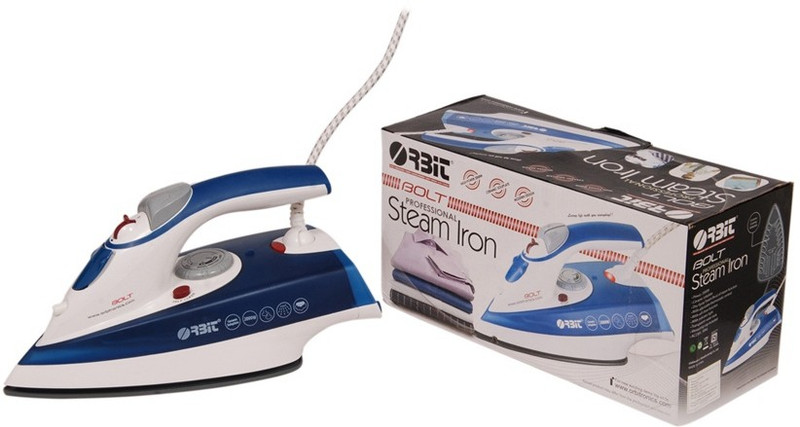 Orbit Bolt Steam Iron(White & Blue) Orbit Bolt Steam Iron(White & Blue)