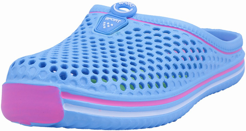 Adorn Women Blue Clogs