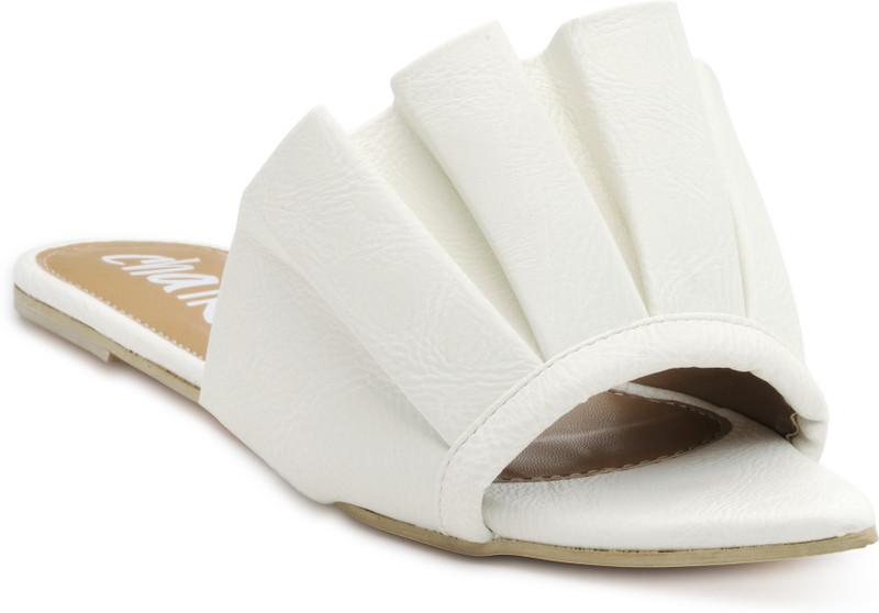 Chalk Studio Women White Flats