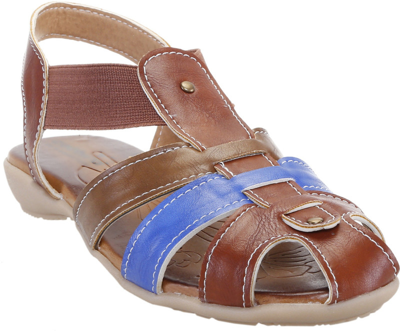 Zappy Women Tan, Blue Sandals Zappy Women Tan, Blue Sandals