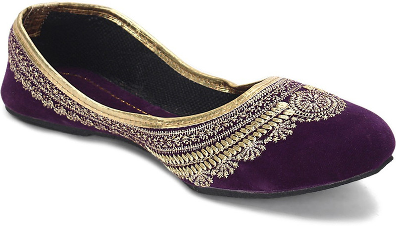 Paduki Ethnic Bellies Bellies For Women(Purple)