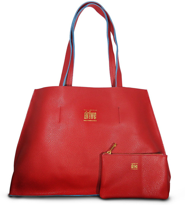 Drive - L'heritage de Cuir Women Red Tote