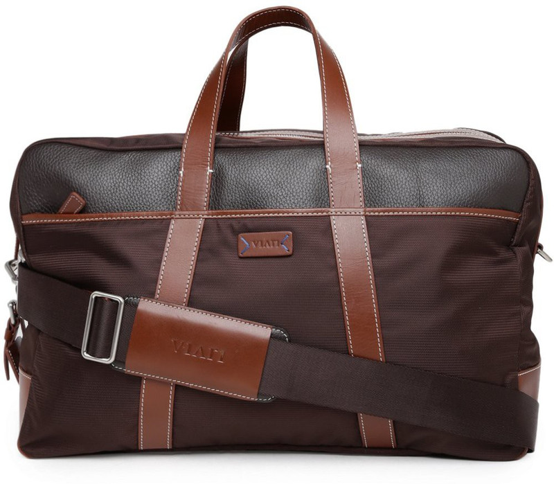Viari COMO DUFFEL Weekender(Brown, 19 inch)