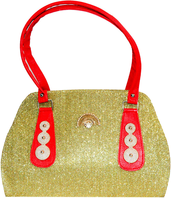 DREAMSS Enterprise Women Gold Shoulder Bag DREAMSS Enterprise Women Gold Shoulder Bag