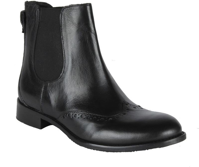 Salt N Pepper 14-632 Anna Black Boots Boots For Women(Black)
