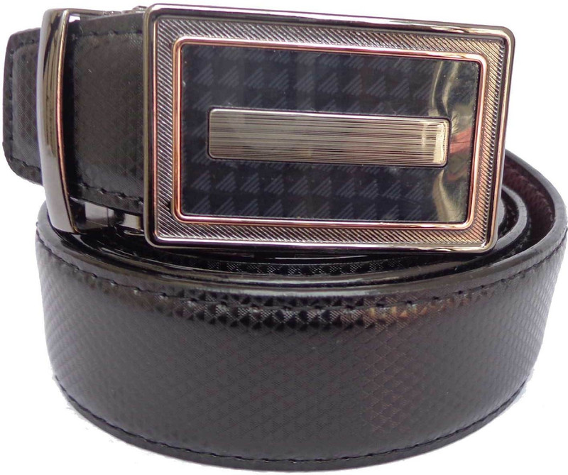 GOOD LIFE STUFF Men Evening, Party, Formal, Casual Black Artificial Leather Reversible Belt GOOD LIFE STUFF Men Evening, Party, Formal, Casual Black Artificial Leather Reversible Belt