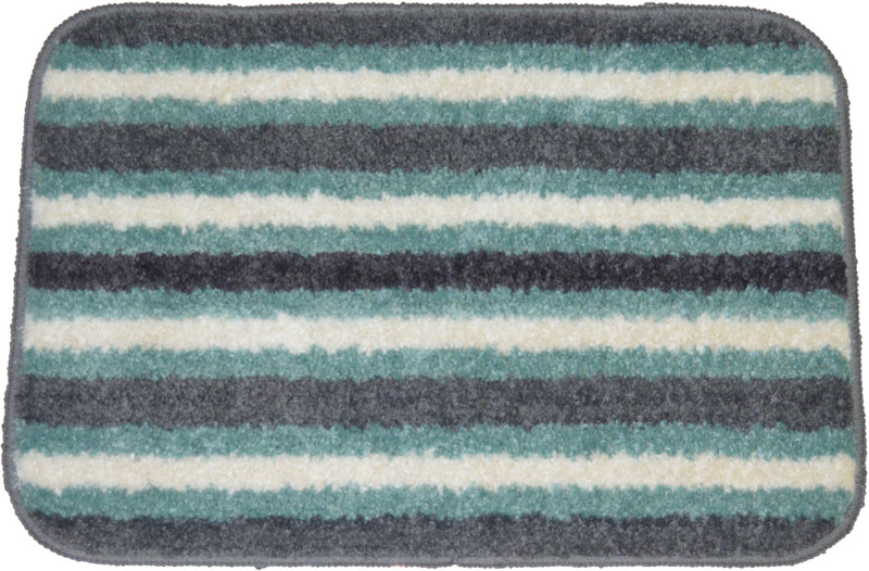 global home store Microfiber Bathroom Mat(Grey, Free)