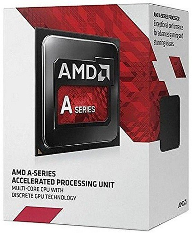 AMD 3.8 GHz FM2 A8 -7600 Processor(BLACK-RED)