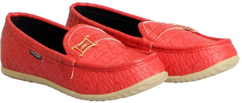 Gliders by Liberty Loafers For Women(Red)