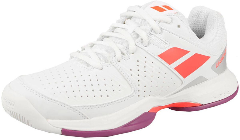 Babolat Pulsion All Court Tennis Shoes For Women(Red, White)