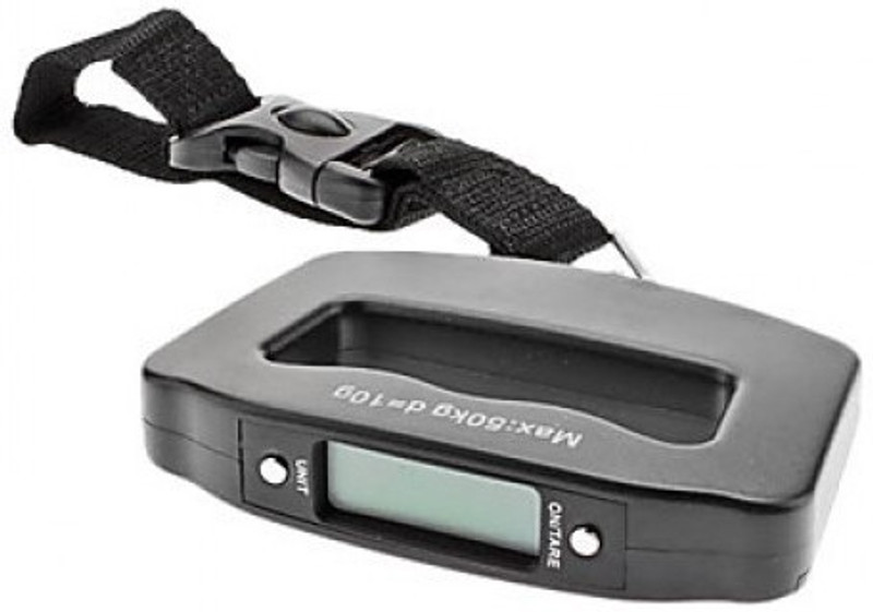 Sukot Electronic Portable Digital Luggage Scale Travel 50 KG Weighing Scale(Black)