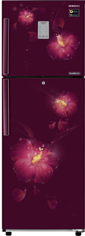 Samsung 253 L Frost Free Double Door 4 Star Convertible Refrigerator(Rose Mallow Plum, RT28M3954R3/NL/RT28M3954R3/HL) Samsung 253 L Frost Free Double Door 4 Star Convertible Refrigerator(Rose Mallow Plum, RT28M3954R3/NL/RT28M3954R3/HL)