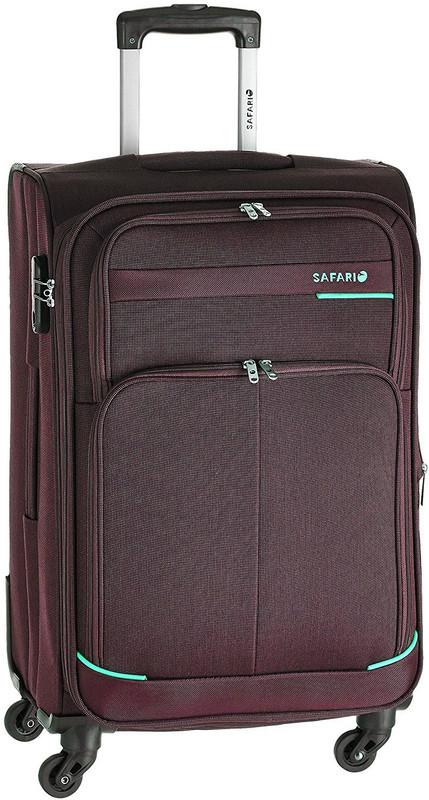 Safari Heavy Duty Expandable Cabin Luggage - 20 inch(Maroon)