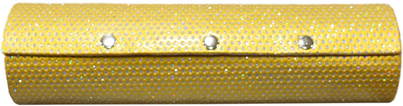satisfaction Rolly to store bangles Vanity Box(Golden)