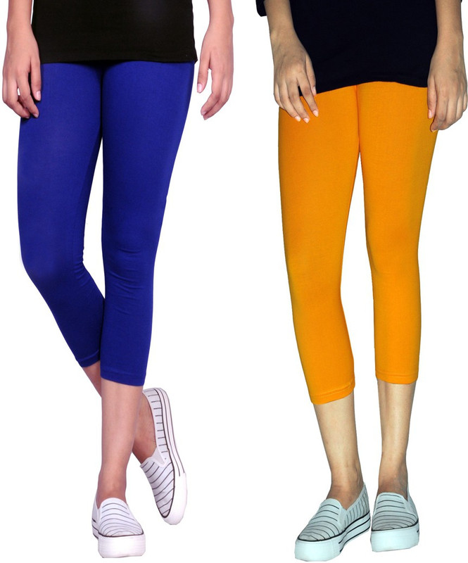 Tanunni Women Blue, Yellow Capri