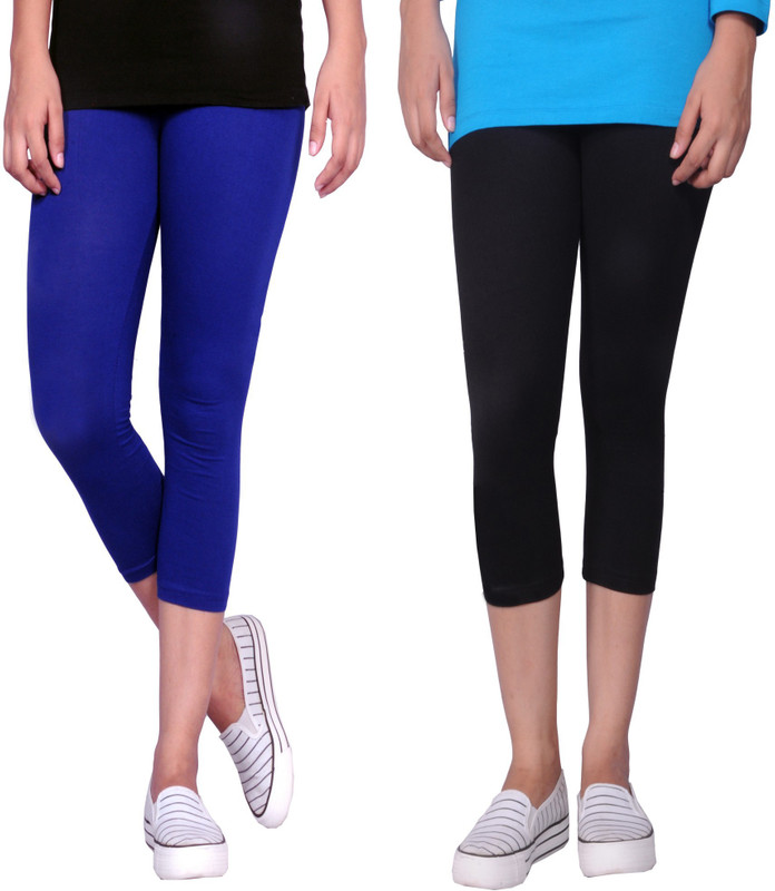 Tanunni Women Blue, Black Capri