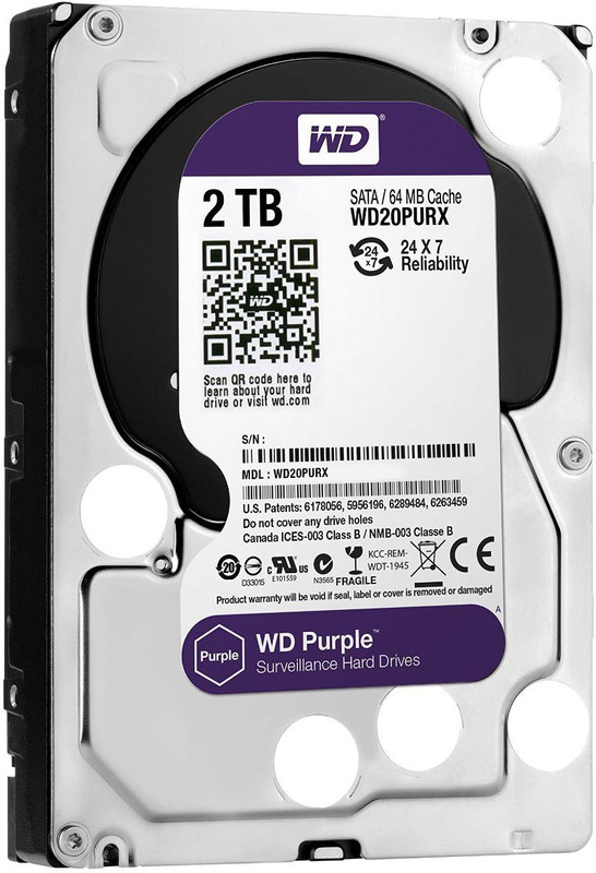 Western Digital 64P6ZY0 2 TB Surveillance Systems Internal Hard Disk Drive (WD20PURX) Western Digital 64P6ZY0 2 TB Surveillance Systems Internal Hard Disk Drive (WD20PURX)