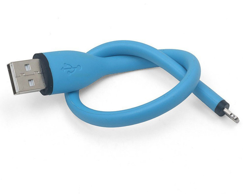 tnext TLE02 0.2 m Lightning Cable(Compatible with ipad, iphone, ipod, Blue, Sync and Charge Cable)