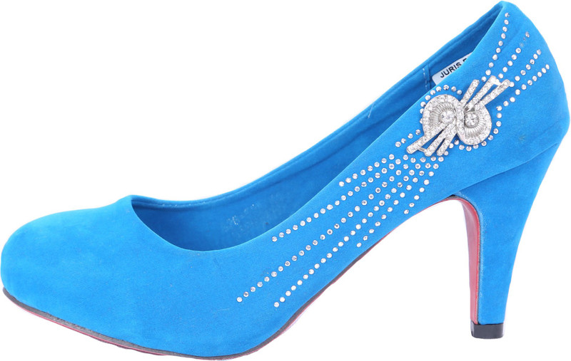 Port Women Blue Heels