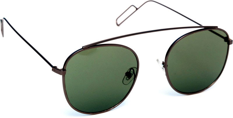 TheWhoop Round Sunglasses(Green)